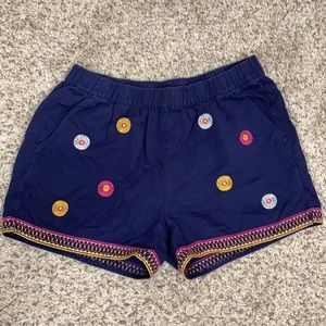 Madewell embroidered boho shorts